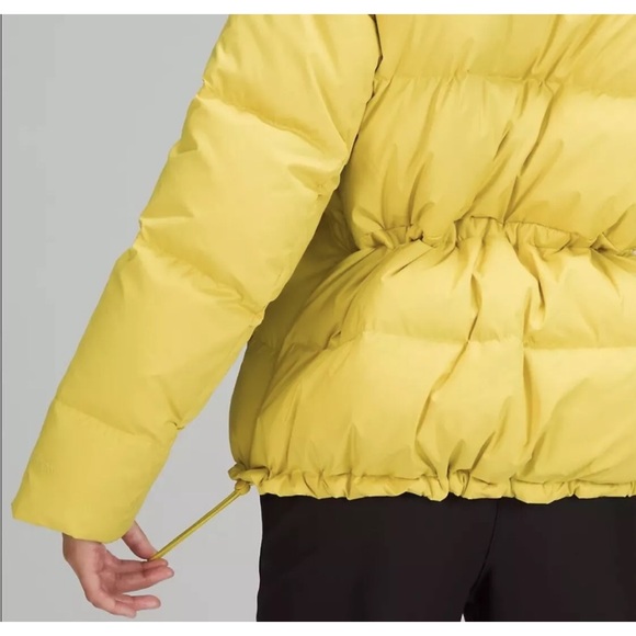 Lululemon Wunder Puff Down Coat Jacket Soleil Sz.10 - Picture 8 of 11